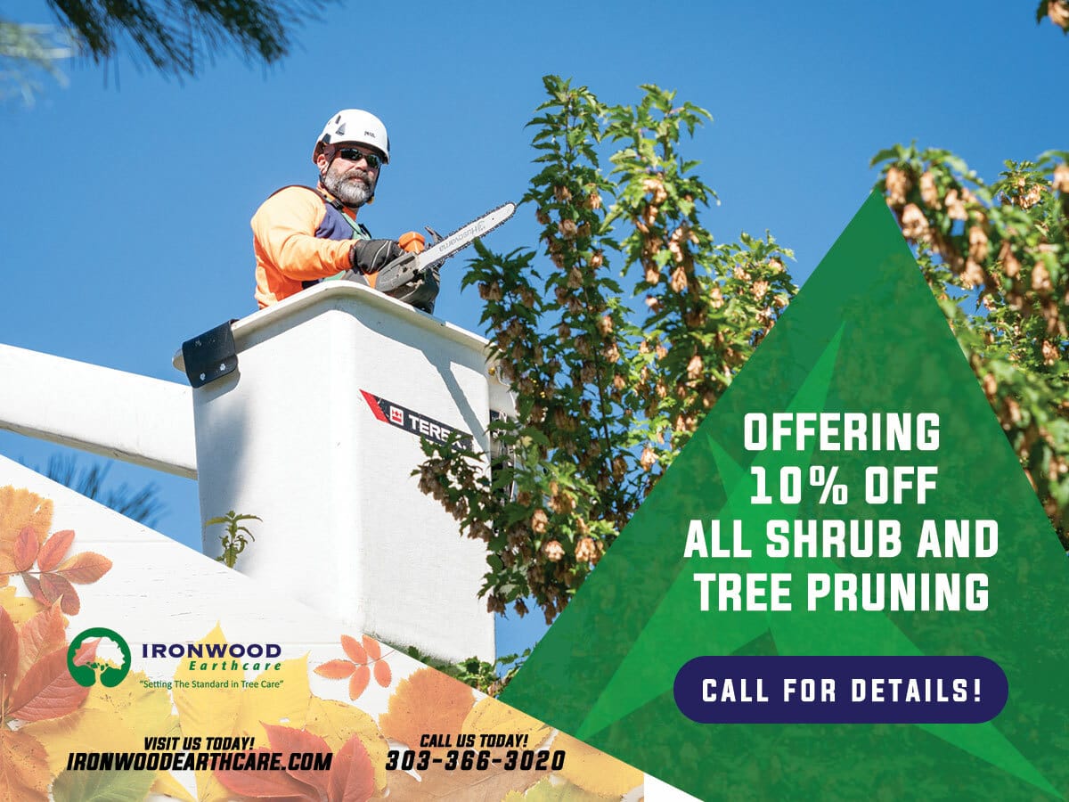 Ironwood Earthcare Offers 10 Off Fall Shrub and Tree Pruning Services in Denver